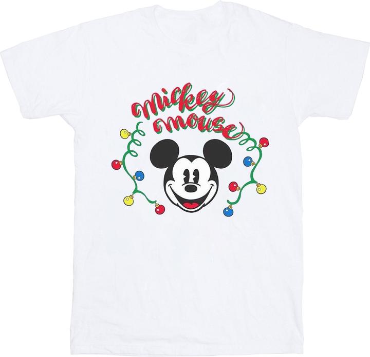 Produktbild Disney Mickey Mouse Christmas Light Bulbs TShirt (5XL)