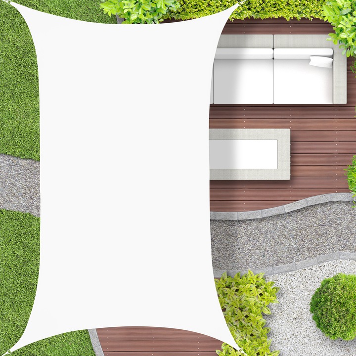 Image du produit Relaxdays Voile d'ombrage (400 x 300 x 0.1 cm)