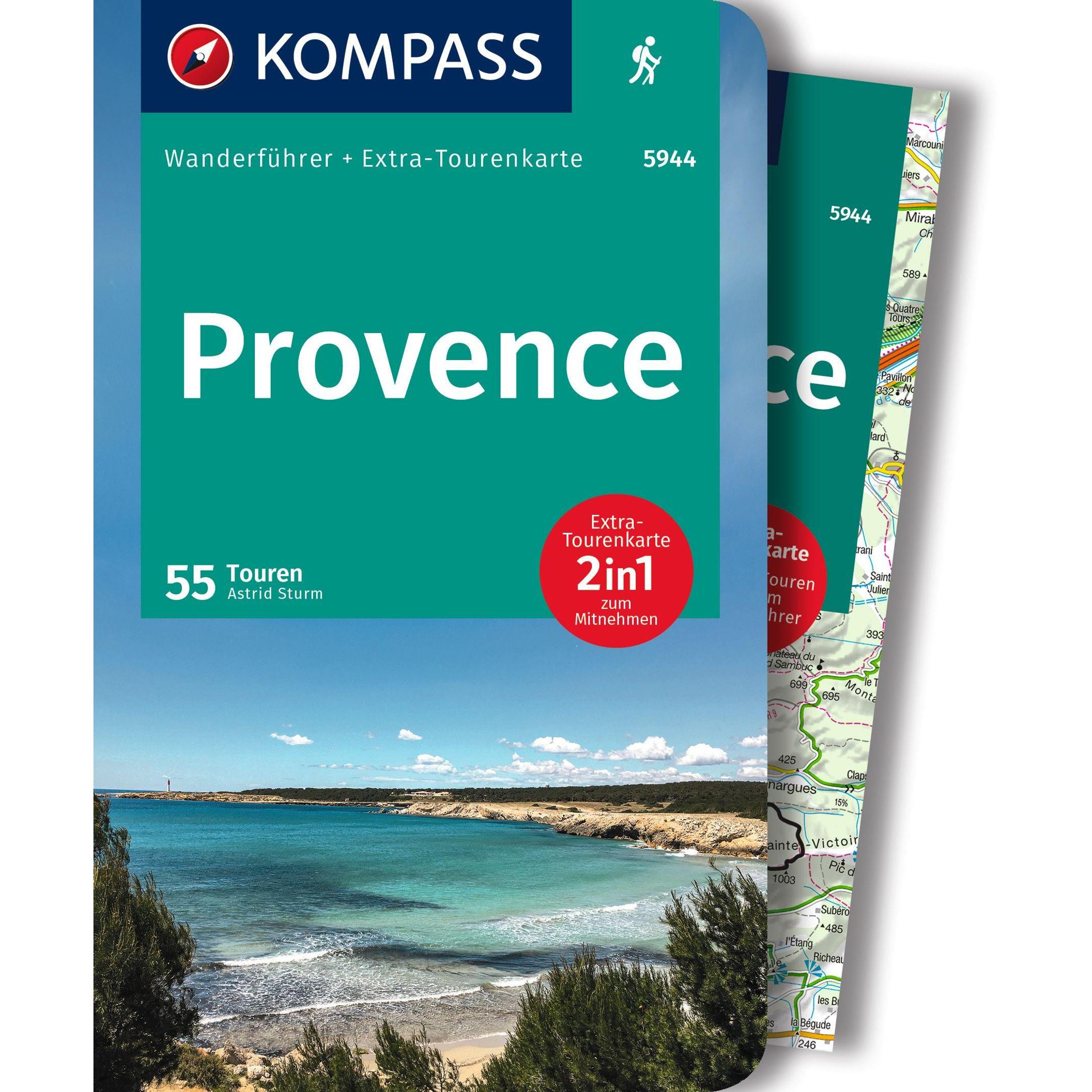 Wanderführer Provence, 55 Touren, Landkarte