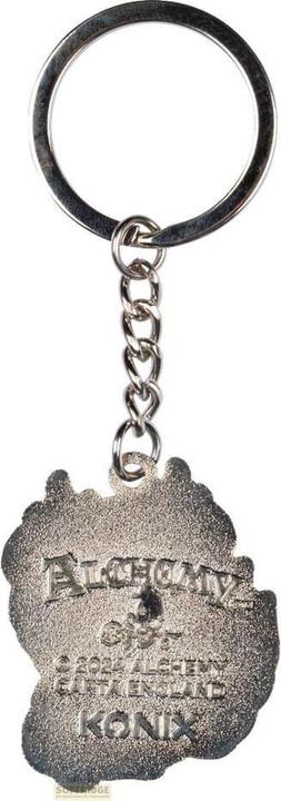 Actual product image Konix Alchemy Skull keyring pendant