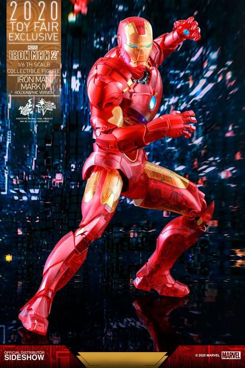 Actual product image Hot Toys Marvel Iron Man Mark IV 1:6 Movie Masterpiece Action Figure