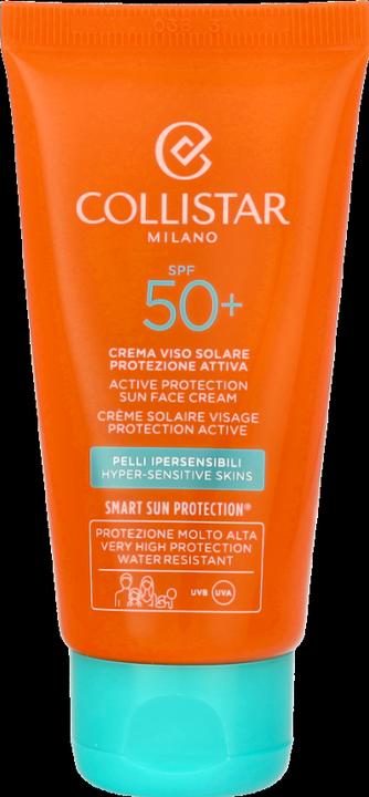 Actual product image Collistar CS Sun - Active Protection Sun Face Cream Anti-Wrinkle SPF 50+ (Sun cream face, SPF 50, 50 ml)