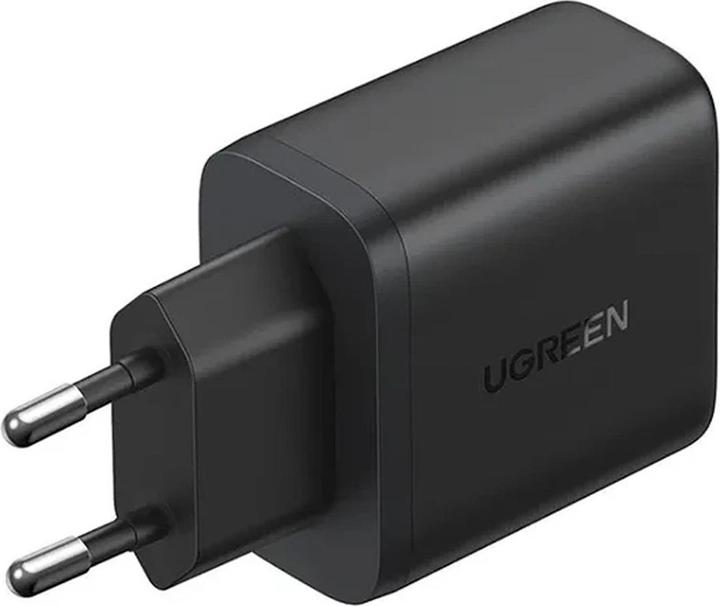 Produktbild Ugreen - Wall Charger X227 (45302) - USB, Type-C, Fast Charge, 20W, PD3.0, QC4.0+ - Black (20 W, 2 Ports)