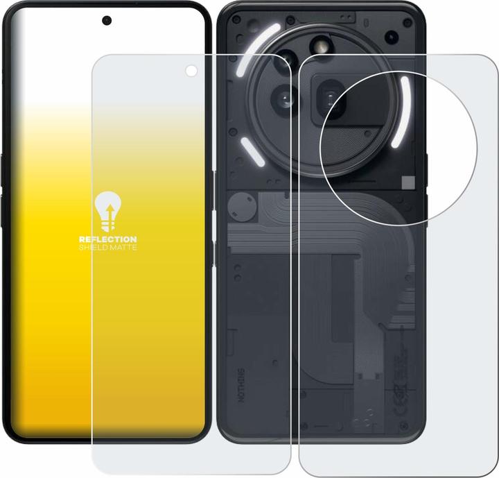 Actual product image upscreen Reflection Shield Protector Matte (1 pcs., Nothing Phone (3a) Pro)