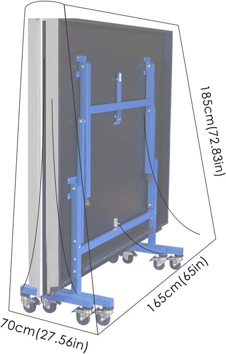 Actual product image Mutsitaz Schutzhülle für Tischtennisplatte
