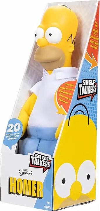Actual product image Jakks Pacific Simpsons plush figure talking Homer 33 cm *English version*