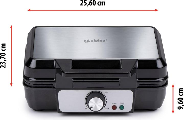 Image du produit alpina Gaufrier 230V 1000W