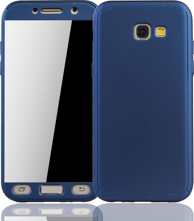 Produktbild König Design Schutz Handy Hülle für Samsung Galaxy A3 (2017) Case Cover Displayschutz Blau (Samsung Galaxy A3 (2017))