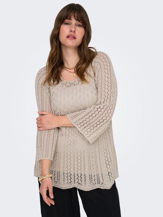 Image du produit Only Coupe normale Col rond Plus Pull Pull en maille (L)