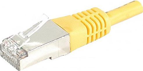 Actual product image Exertis Connect Patch cable S/FTP, PiMF, CAT.6, yellow, 5.0 m Patch cable with particularly narrow bend protection (S/FTP, CAT6, 5 m)
