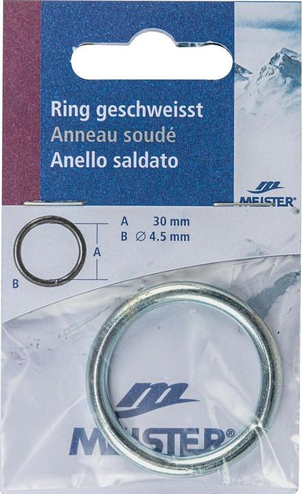 Produktbild Meister Ring 30x4.6mm geschweisst (0.03 m)