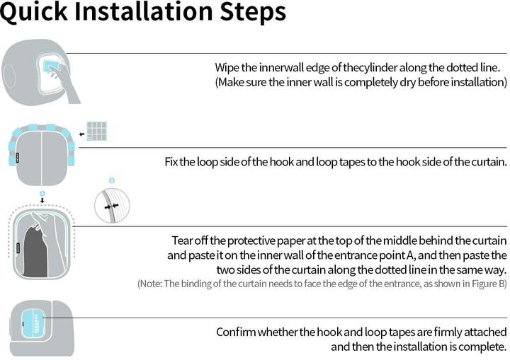 Produktbild Petkit Magnetischer Türvorhang