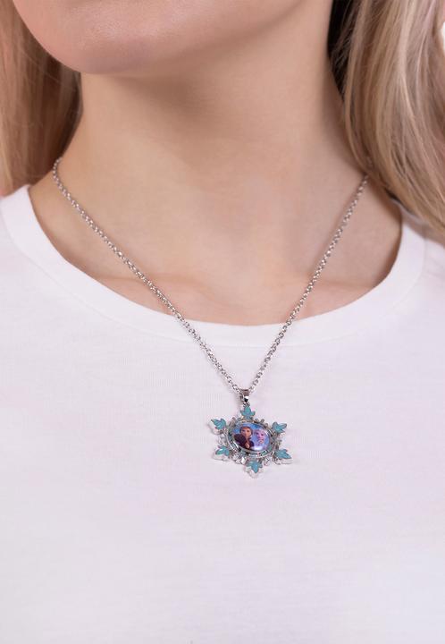 Image du produit Disney Collier Frozen II Ana & Elsa Snowflake (Argent Sterling)