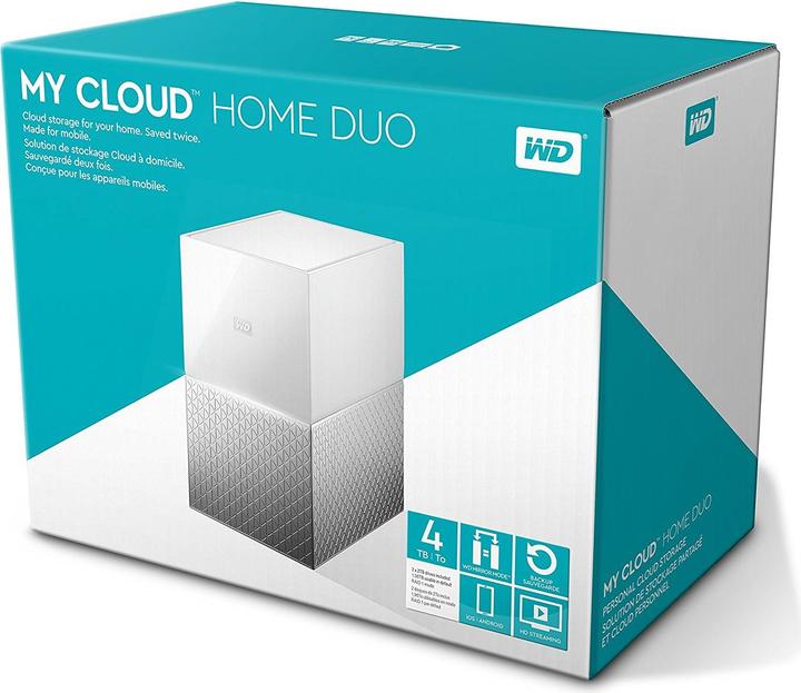 Image du produit WD My Cloud Home Duo (2 x 2 To, WD Red)