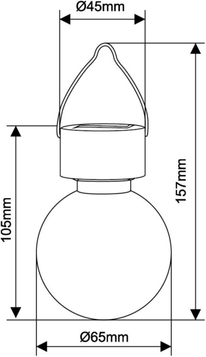 Produktbild Globo Solarleuchte (IP44)
