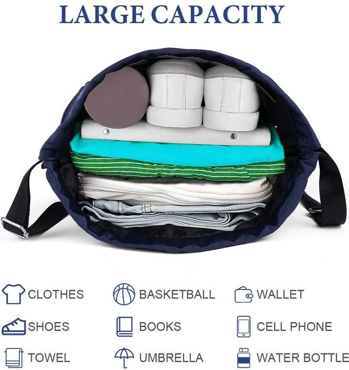 Produktbild Only-Bags.Store Mode Sport Rucksäcke, Turnbeutel, grosse Kapazität Kordelzug Sporttasche (20 l)