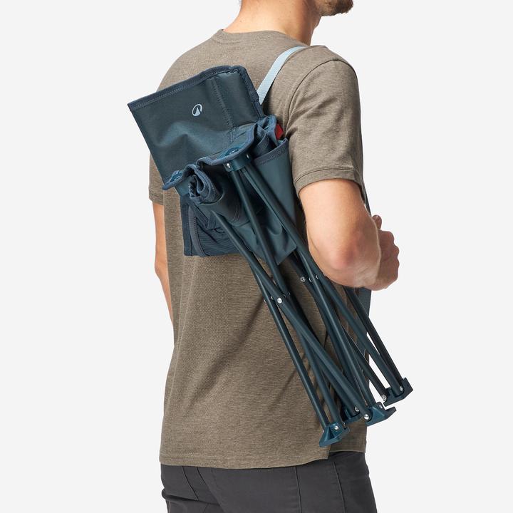 Actual product image Quechua Folding chair camping low polyester
