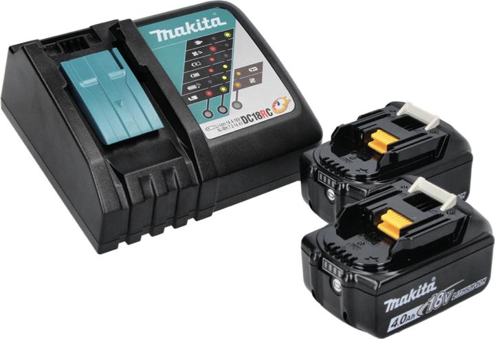 Actual product image Makita DUB 186 RM Battery-powered leaf blower 18 V + 2x battery 4.0 Ah + charger (Rechargeable battery operated, Leaf blower)