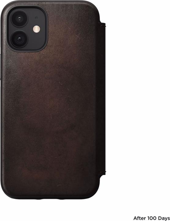 Produktbild Nomad Rugged Folio Case MagSafe Brown Leather iPhone 12 Mini (Apple iPhone 12 mini)