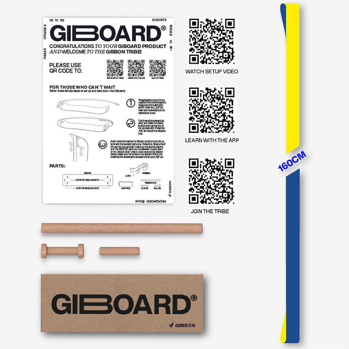 Produktbild Gibbon Giboard Webbing Flow (1.60 m)