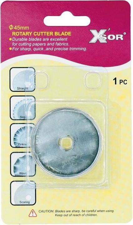 Image du produit Xsor Ersatzklinge für Rollschneider 45mm glatt (Lame de rechange)