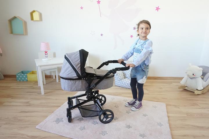 Actual product image Knorrtoys Puppenwagen Boonk - stone black