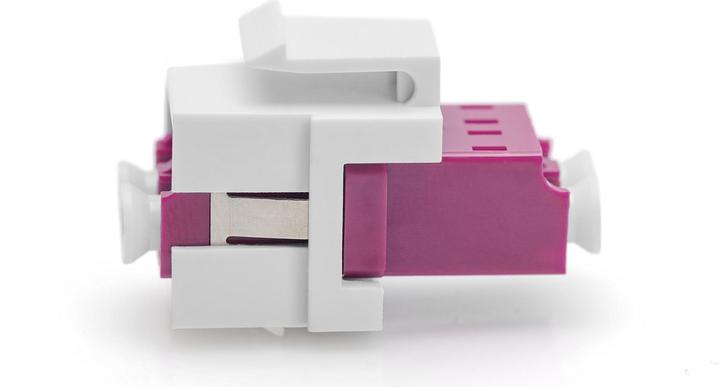 Actual product image Digitus Fiber optic LC/LC duplex coupler, Multimode-OM4, Keystone module (Keystone module)