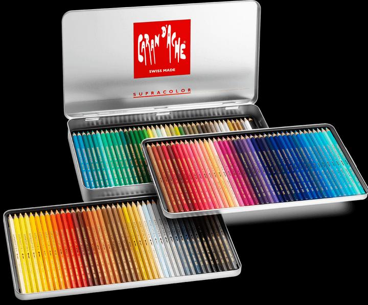 Immagine prodotto Caran d'Ache Supracolor Aquarelle Metallschachtel (Multicolore, 120 x)