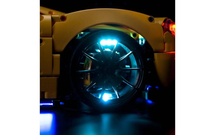 Image du produit BrickBling Kit d'éclairage LED pour LEGO McLaren P1 (42172), télécommande incluse