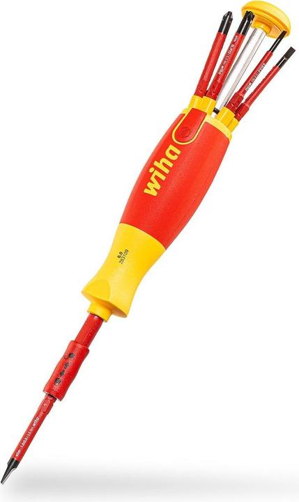 Produktbild Wiha Schraubendreher mit Bit Magazin (Pozidriv-Kreuzschlitz (PZ), Schlitzschrauben)