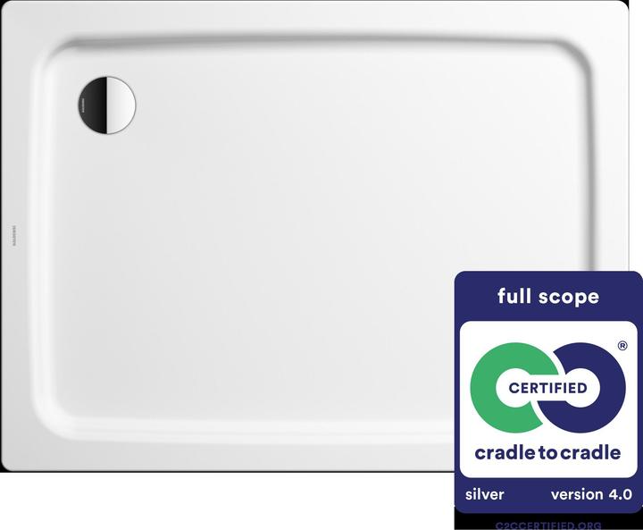 Actual product image Kaldewei shower plan 546-1 80x100cm