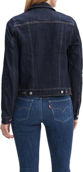 Actual product image Levis Original Trucker Jacket, Classic Denim, Tailored Fit, Gentle Wash, Four Pockets (S)
