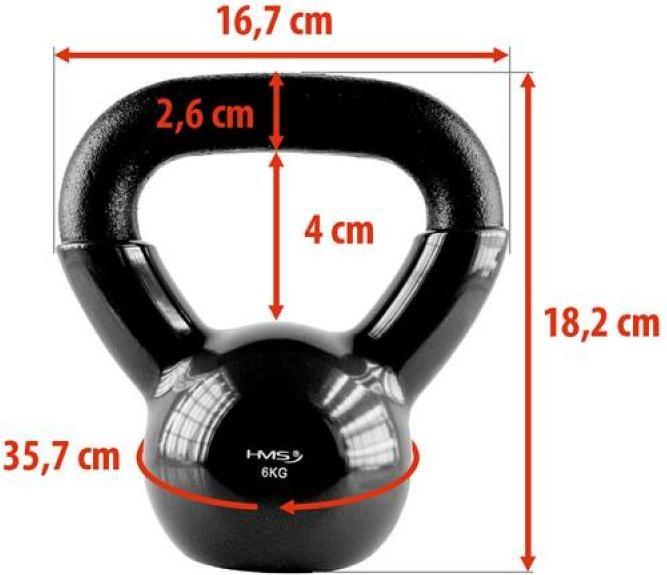 Image du produit HMS Fonte KNV noir - 6kg (1 x 6 kg)