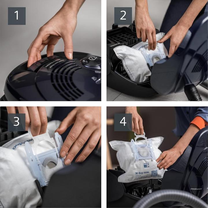 Actual product image Siemens Vacuum Cleaner with Bag Moonlight Blue no Parquet Duese