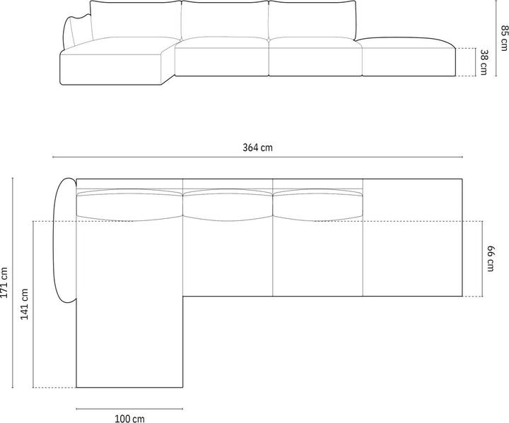Produktbild Cosmopolitan Design Matera (Ecksofa)