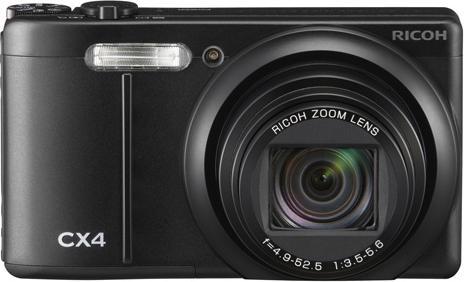RICOH Caplio CX4, 10 MP, zoom WW 10,7x, filmati HD, nero