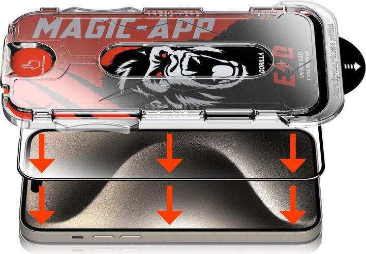 Produktbild Protectorking 2x Blickschutz tempered 9H Panzerglas Anti-Spy