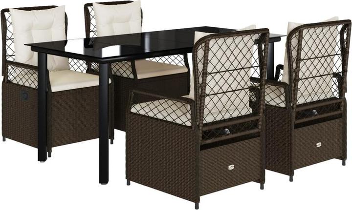 Produktbild vidaXL Garten Essgruppe (160 x 80 x 74 cm)