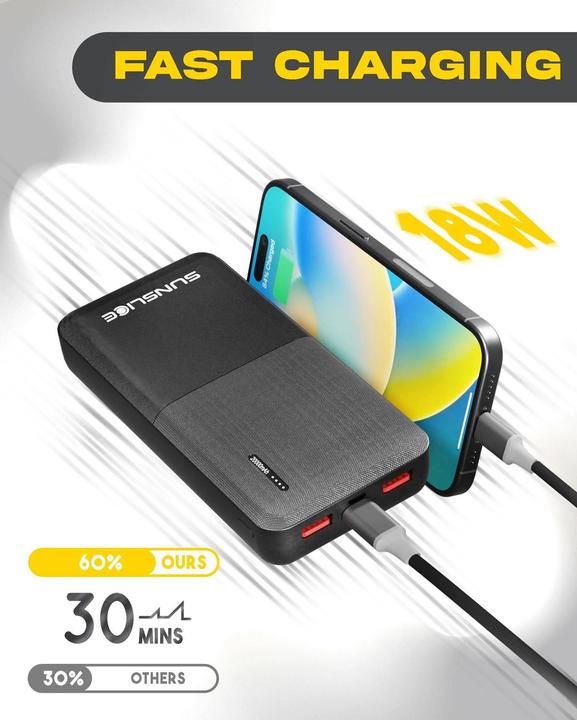 Produktbild Sunslice Externer Akku "Gravity 20" (20000 mAh, 18 W, 74 Wh)