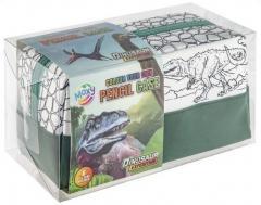 Produktbild Grafix Dino-Buntstiftetui