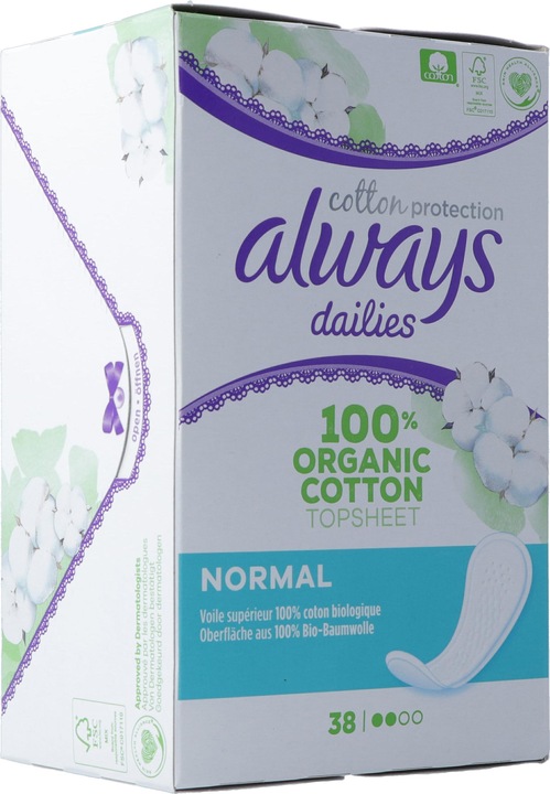Always Dailies Cotton Protection (38 x, Panty liners)