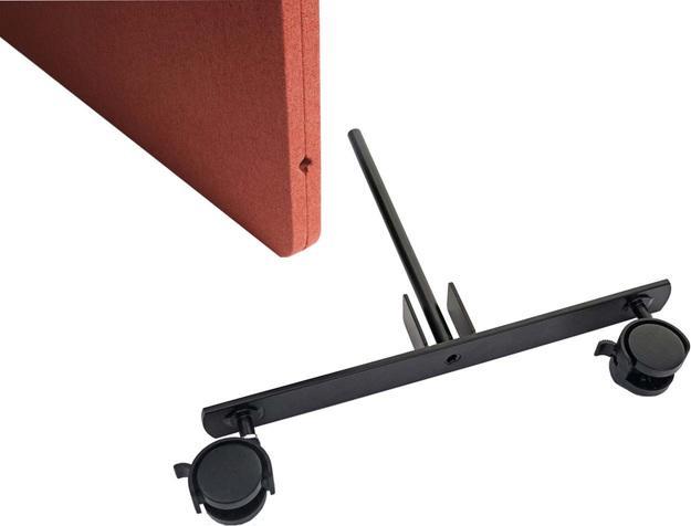 Image du produit Mendler Cloison acoustique, protection visuelle de bureau Séparateur de pièce Tableau d'affichage, double (167 x 80 cm)