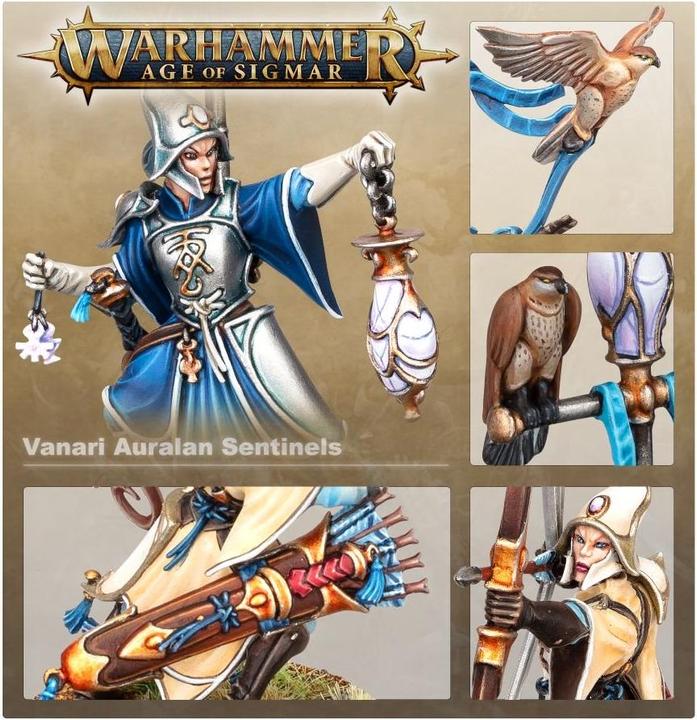 Produktbild Games Workshop Warhammer Age of Sigmar - Lumineth Vanari Auralan Sentinels (Kunststoff)