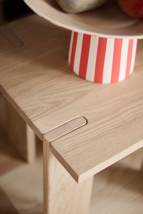 Produktbild OYOY Living Dekoschale Toppu Centerpiece Rot/Weiss (30 x 30 cm)