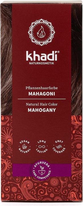 Khadi Pflanzenhaarfarbe Mahagoni (Mahagoni)