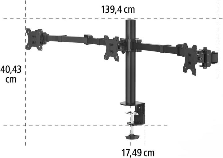 Produktbild Hama 118495 (Tisch, 27", 7 kg)