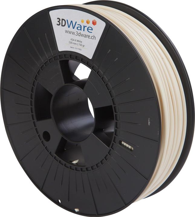 Dutch Filaments Filament (ASA-X, 2.85 mm, 750 g, Weiss)