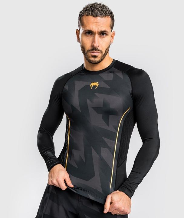 Produktbild Venum Razor Rashguard Long Sleeves - Black/Gold - XL (XL)