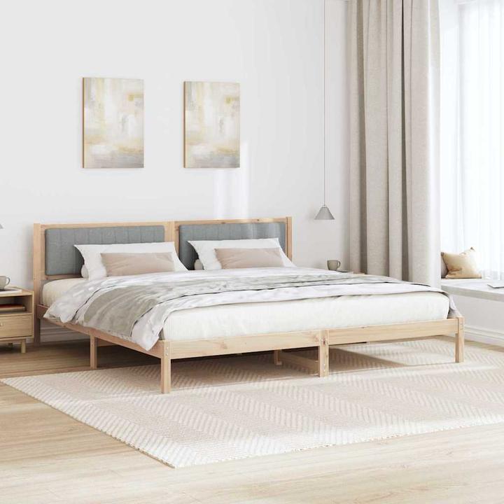 Image du produit vidaXL Holz-Bettgestell (200 x 200 cm)