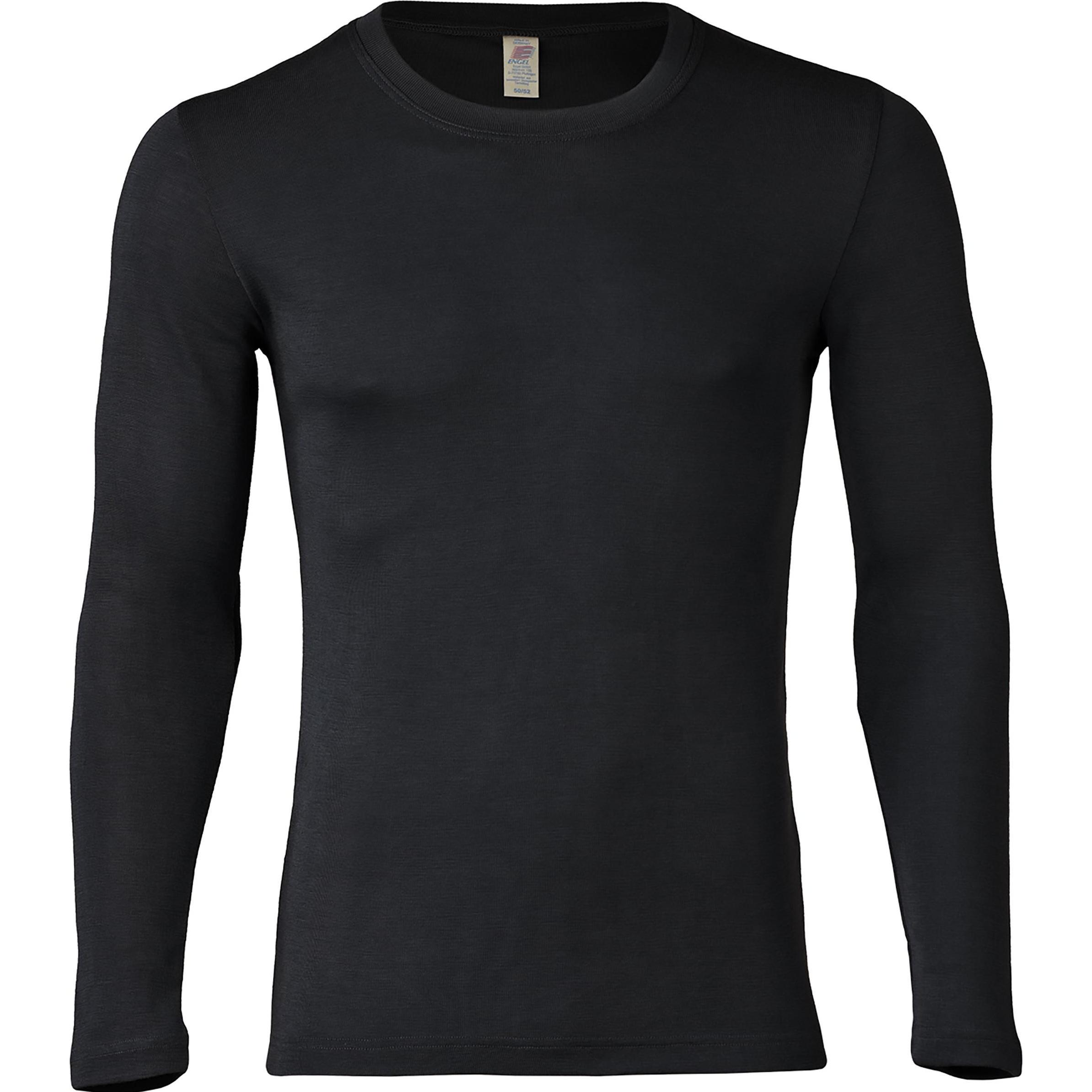 Engel, Herren, Funktionsshirt, Shirt L/S (S, M), Schwarz, S, M